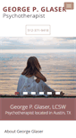 Mobile Screenshot of georgeglaser.com